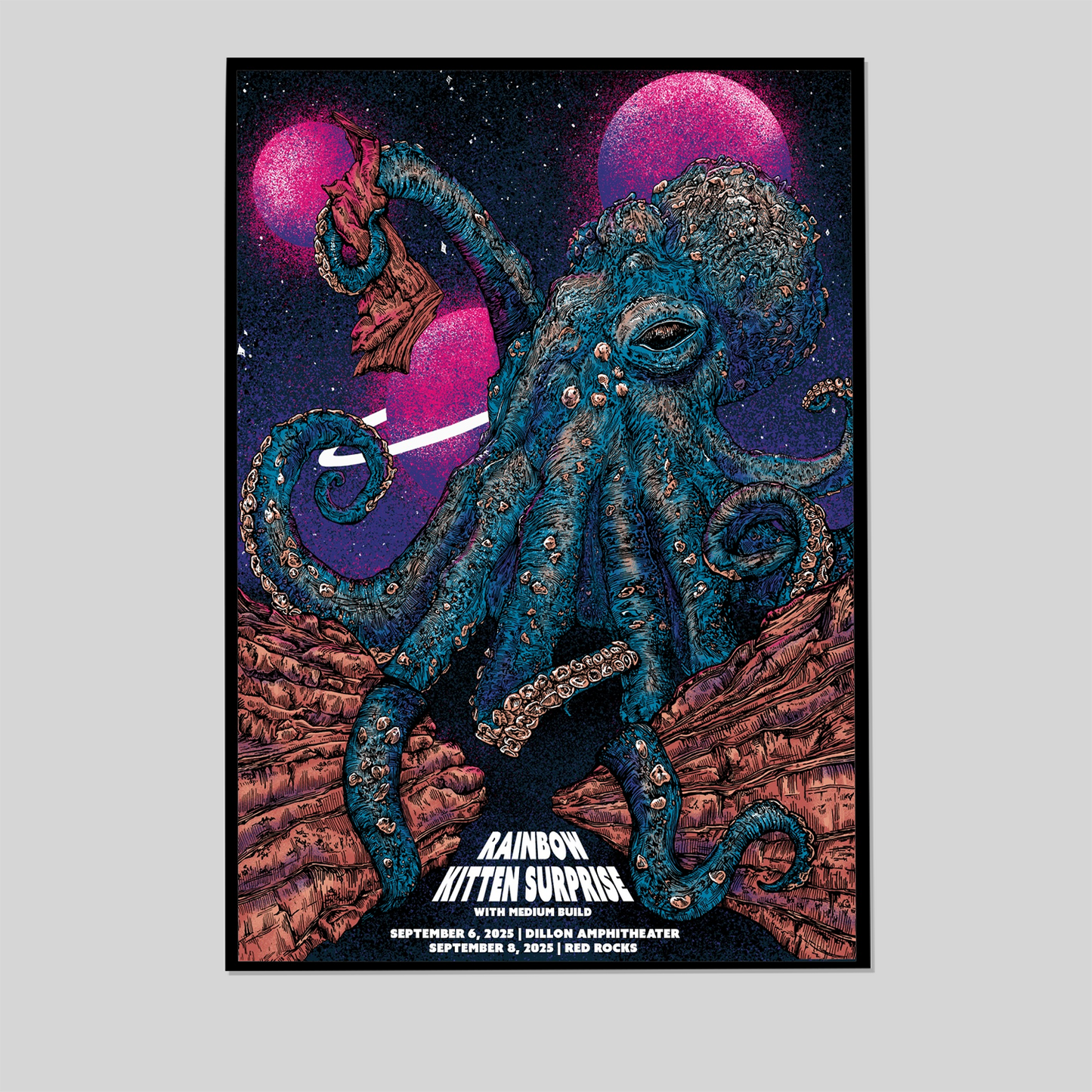 Rainbow Kitten Surprise – Colorado Tour Sep 5, 6, 8, 2025 Poster Size 24''x36''