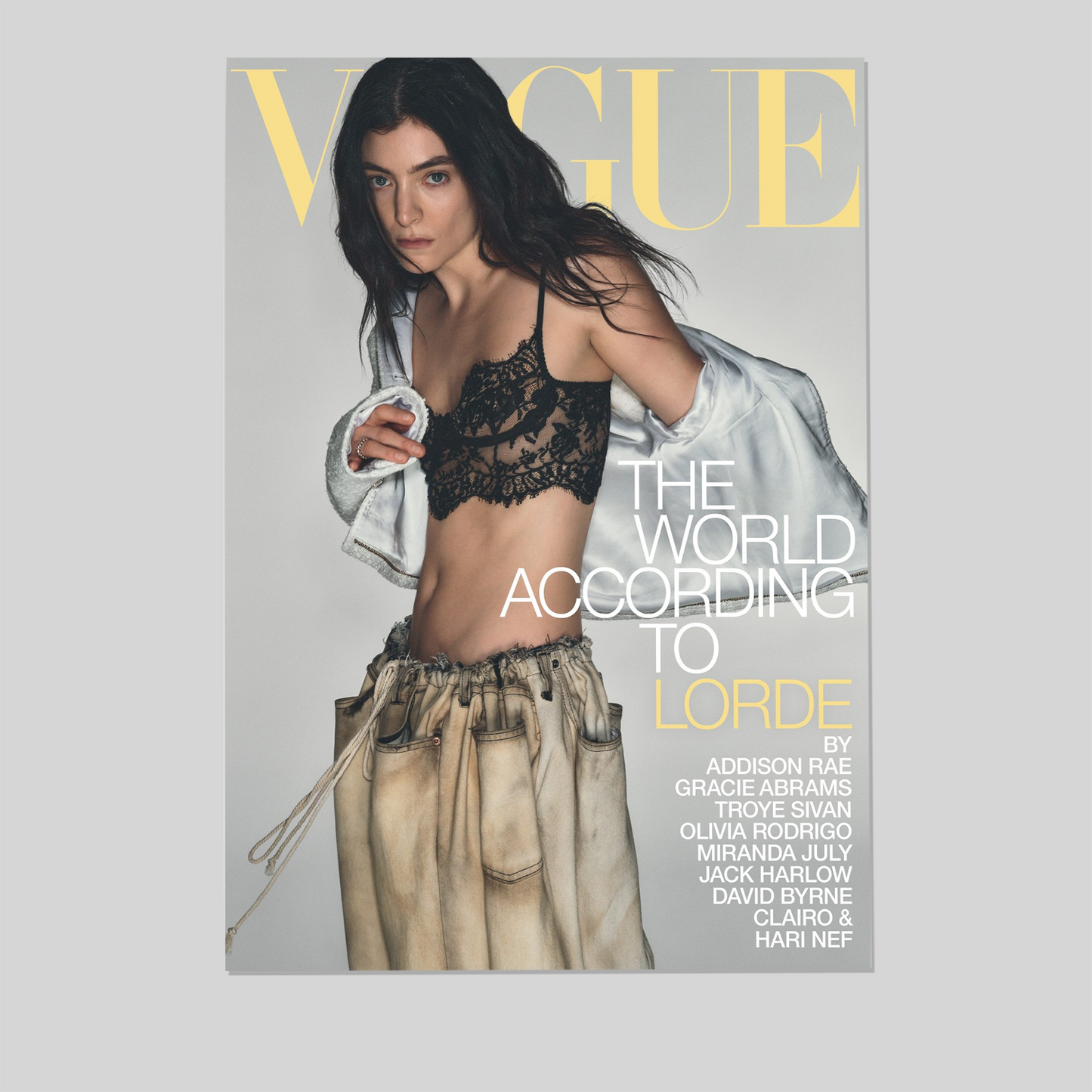 Music Poster Lorde for V,o,gue Australia July 2025 Size 24''x36''