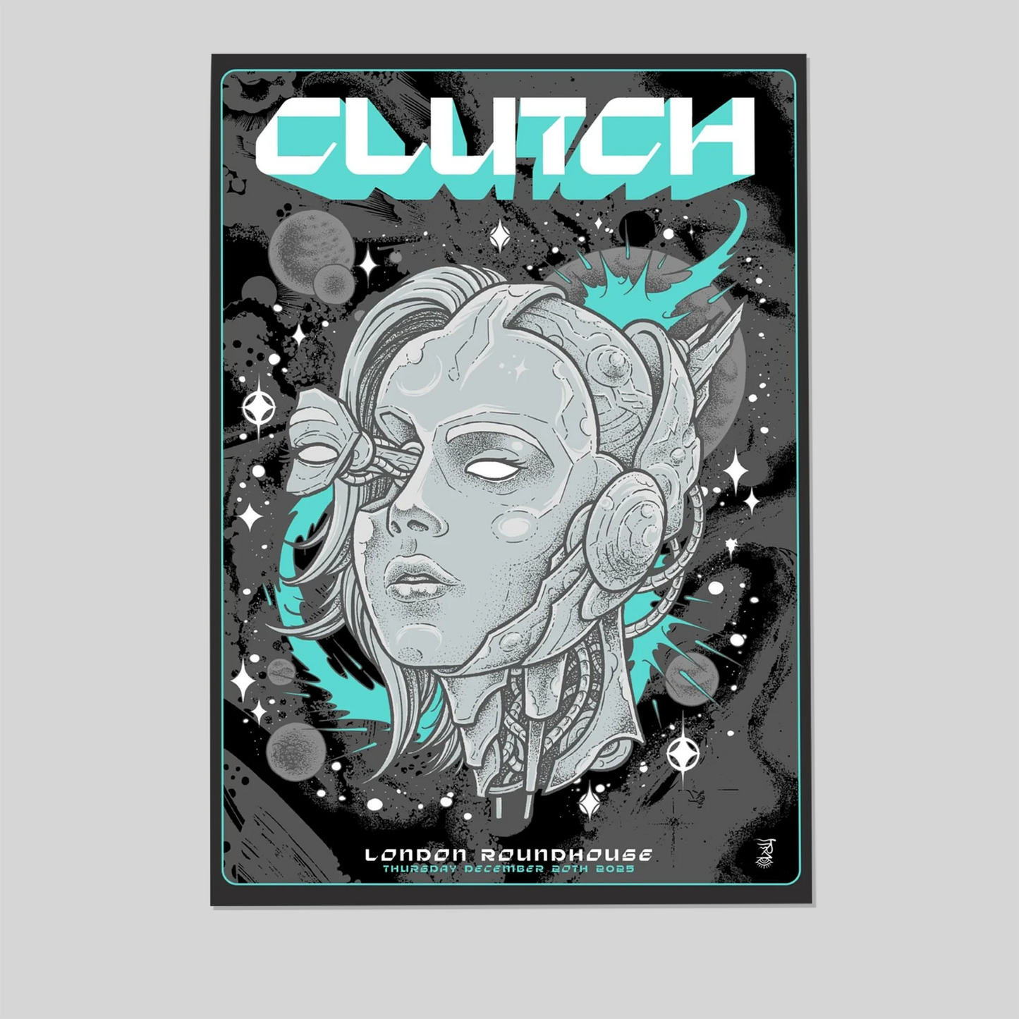 Clutch London Roundhouse December 20 2025 Concert Poster Size 24''x36''