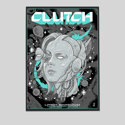 Clutch London Roundhouse December 20 2025 Concert Poster Size 24''x36''