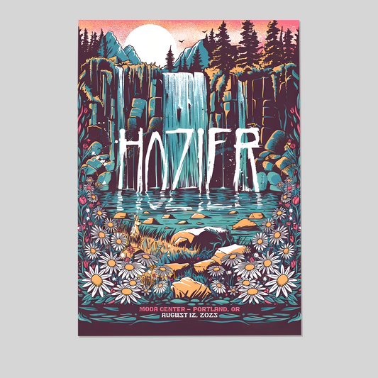 Music Poster Hozier Portland August 12 Show Poster Tour 2025 Size 24''x36''