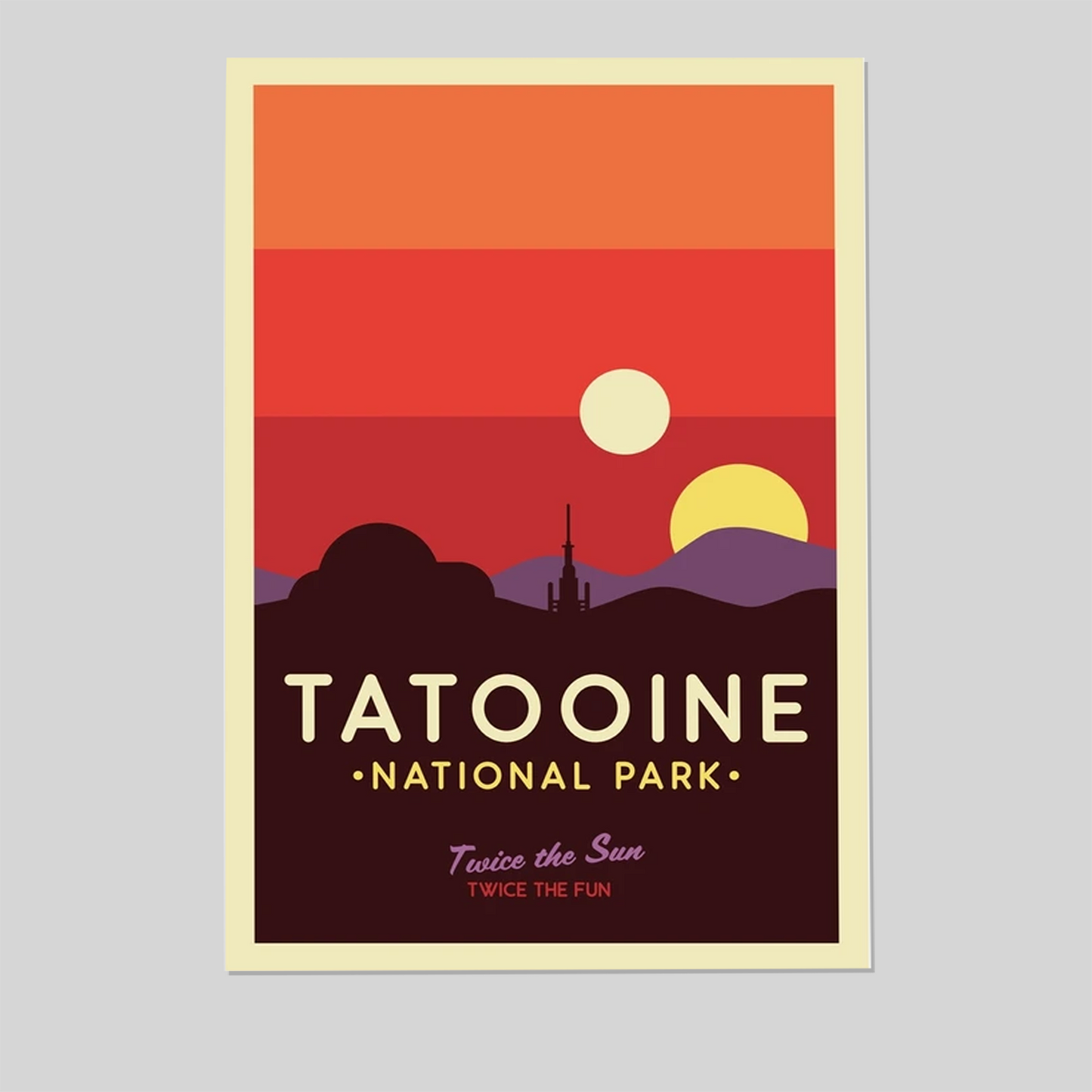 Home Decor- Tatooine National Park Poster Size 24''x36''