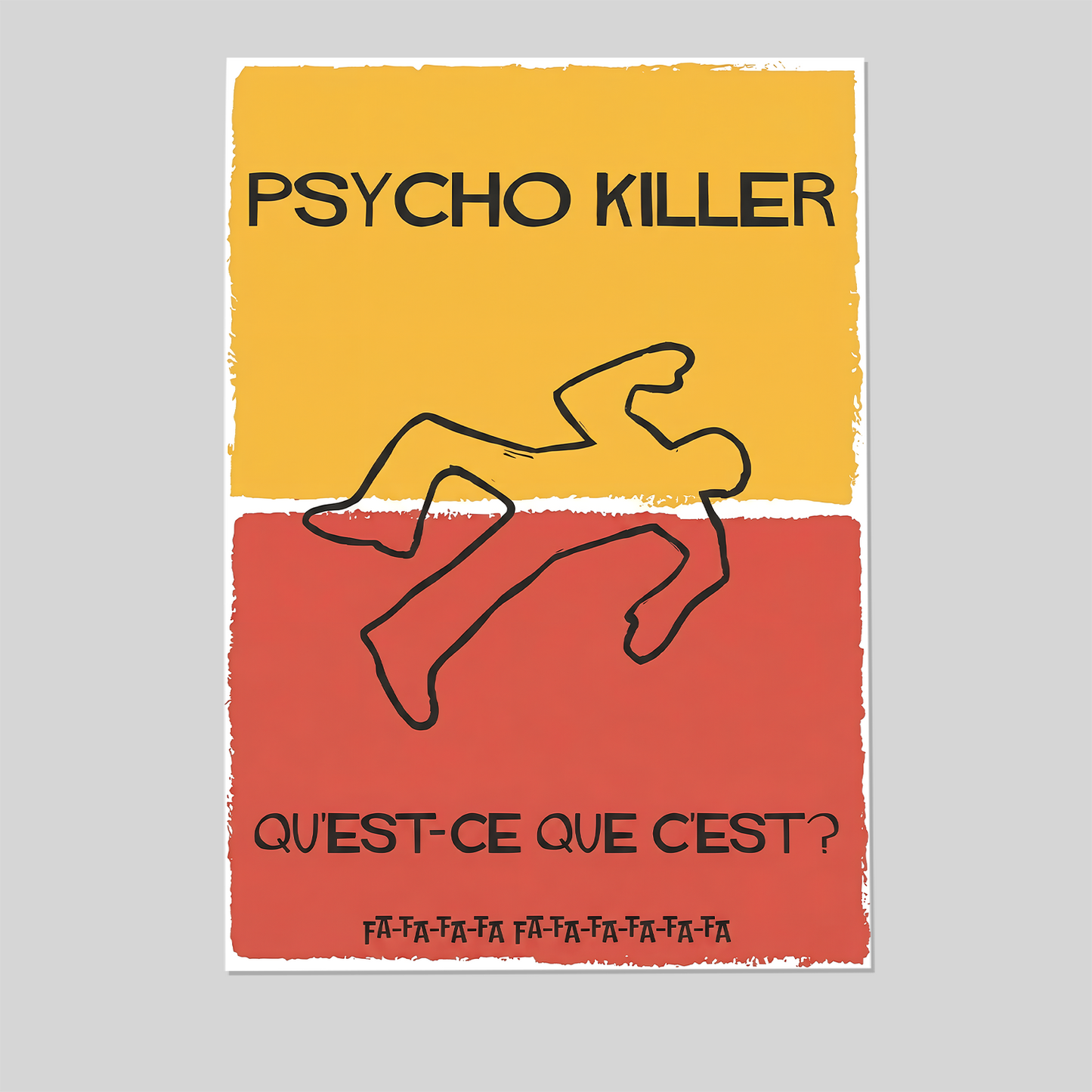 Home Decor- Psycho Killer Poster, One Sheet Wall Size 24''x36''