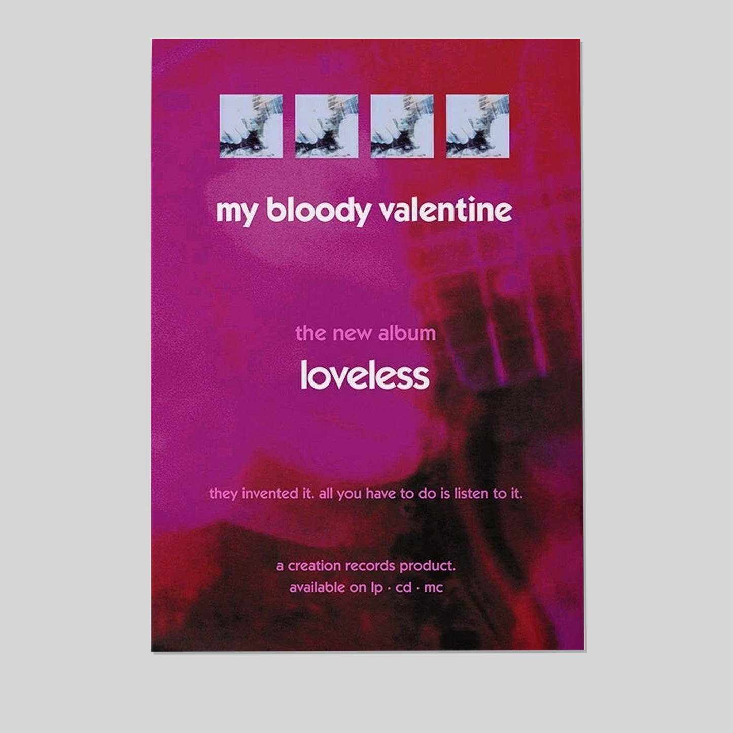 My bloody valentine 'Loveless' Poster Size 24''x36''