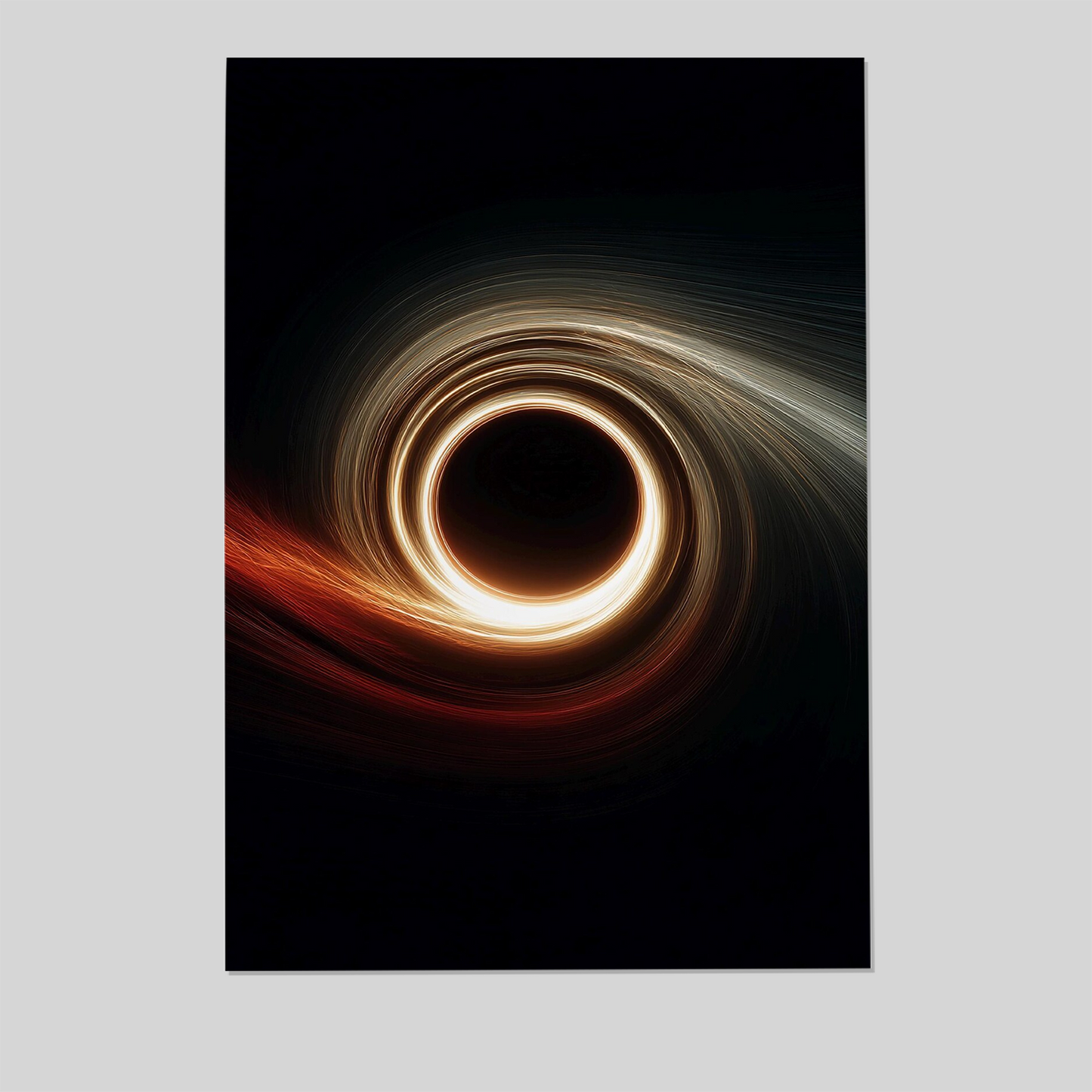 Event Horizon Poster, Black Hole Art, Space Singularity Print