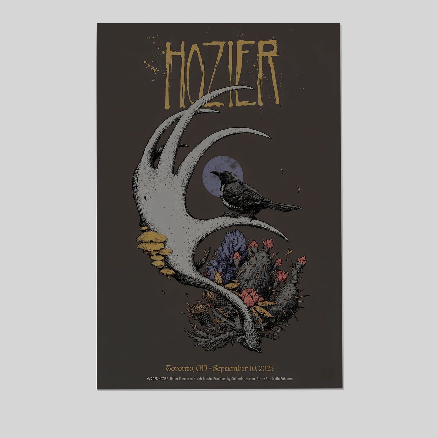 Hozier Toronto September 10 Show Poster Tour 2025 Poster Size 24''x36''