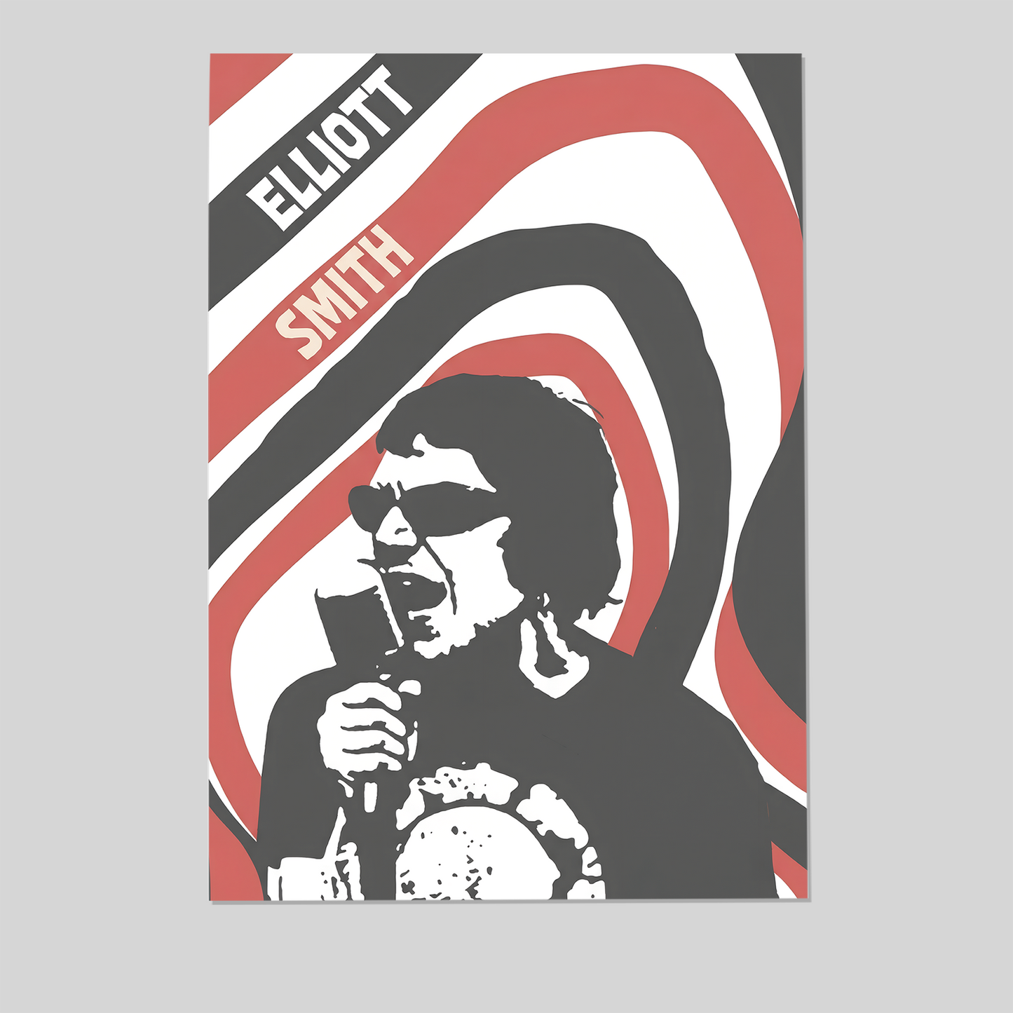 Retro Psychedelic Music Print Poster, One Sheet Wall Size 24''x36''