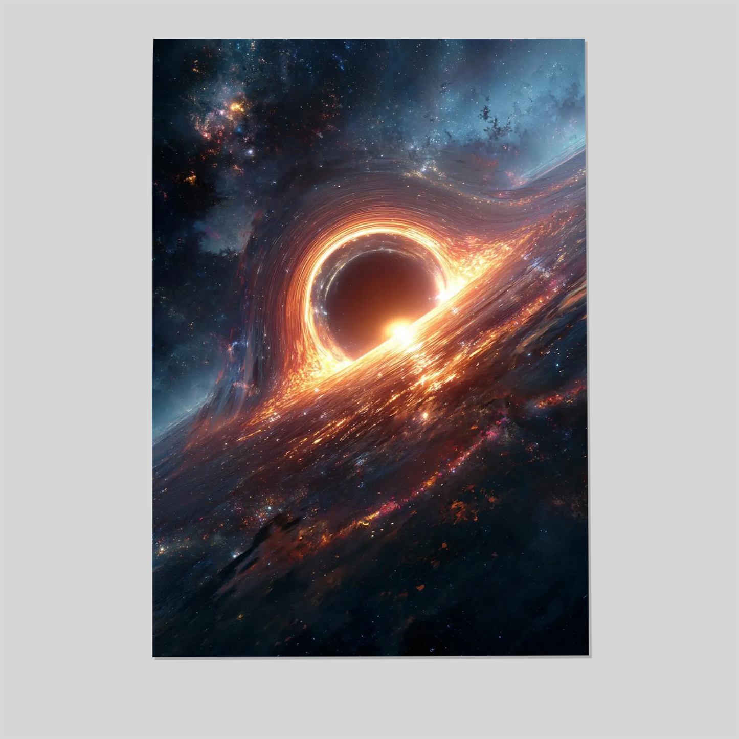 Cosmic Gateway Black Hole Art Print Space Wall Decor Galaxy Poster
