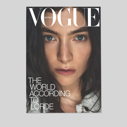 Music Poster Lorde for V,o,gue Australia 2025 Size 24''x36''