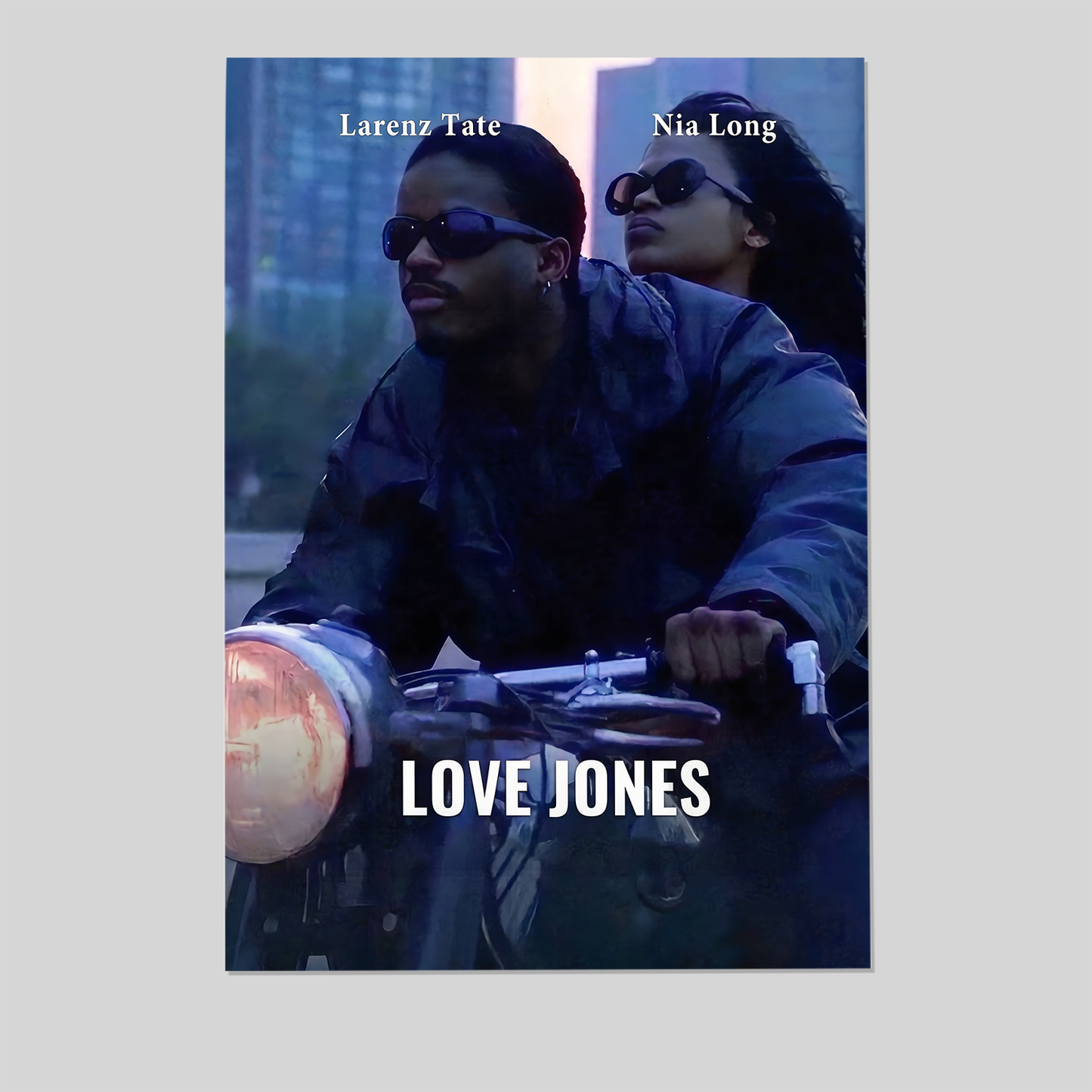 Movie Poster- Love Jones Movie Poster: 90s Film Wall Art Poster, One Sheet Wall Size 24''x36''