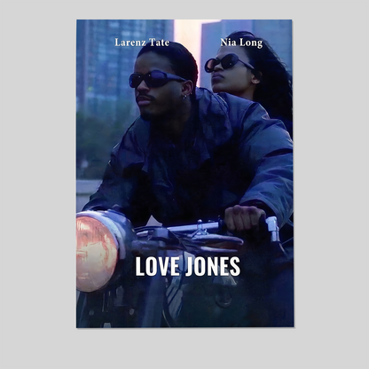 Movie Poster- Love Jones Movie Poster: 90s Film Wall Art Poster, One Sheet Wall Size 24''x36''