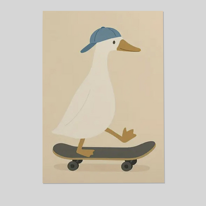 Home Decor- Silly Goose Wall Art Poster Size 24''x36''
