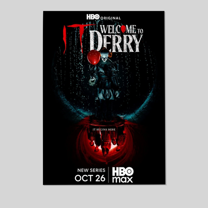 Movie Poster- IT Welcome To Derry HBO Max October 26 2025 Poster Size 24''x36''