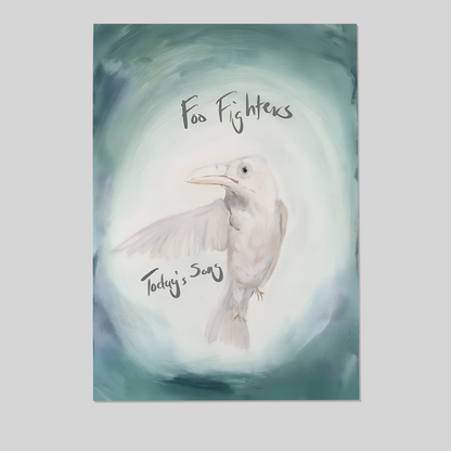 Music Poster Today’s Song Foo Fighters 2025 Size 24''x36''