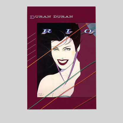 DURAN DURAN Rio BANNER Ft Fabric Poster Tapestry F,lag album cover art Size 24''x36''