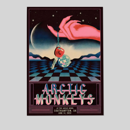 Music Poster- Arctic Monkeys Concert Wall Art Poster Size 24''x36''