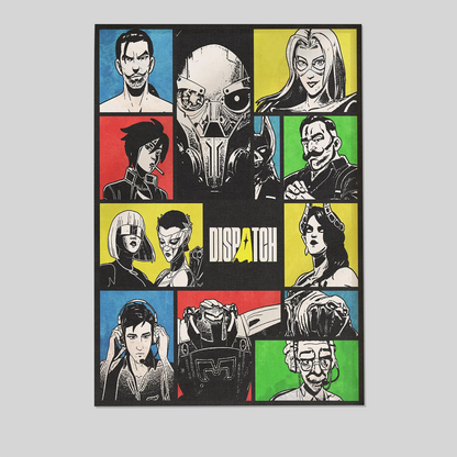 Brutalist Dispatch Poster - Wall Art for Any Room Size 24''x36''