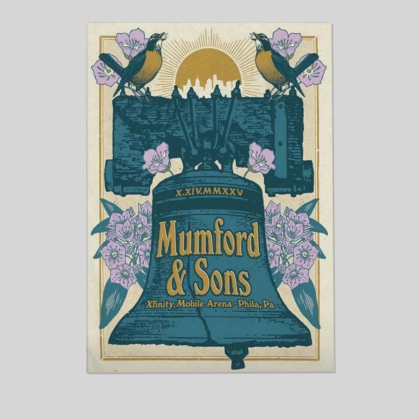 Mumford & Sons PPA Poster Oct 14 2025 Poster Size 24''x36''