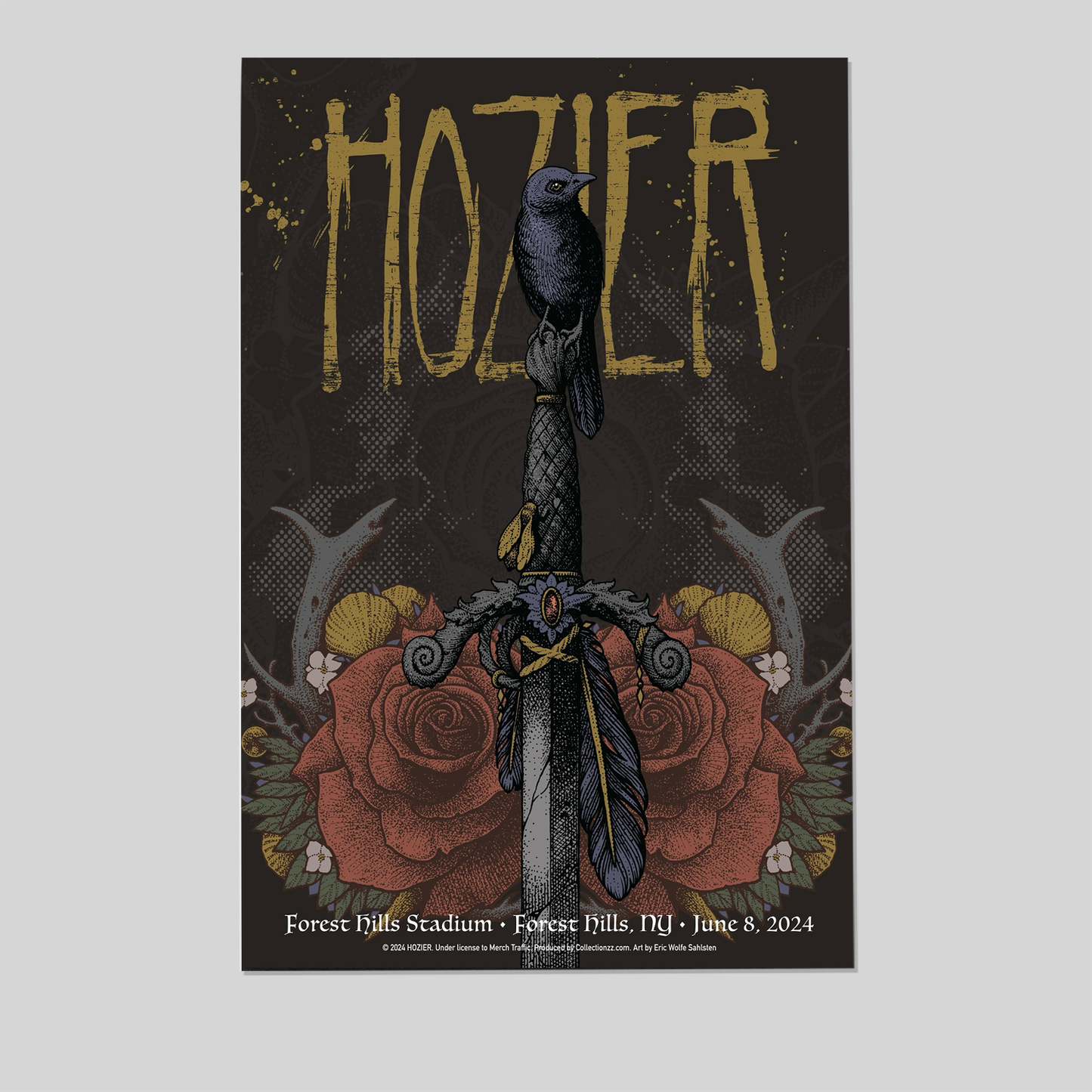 Hozier Bristow September 16 & 17 Show Tour 2025 Poster Size 24''x36''