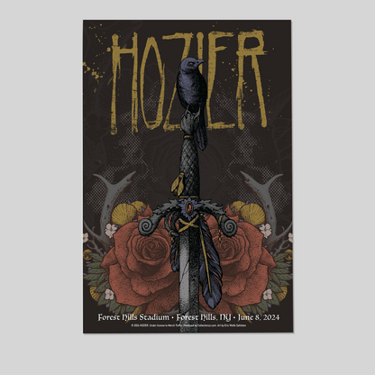 Hozier Bristow September 16 & 17 Show Tour 2025 Poster Size 24''x36''
