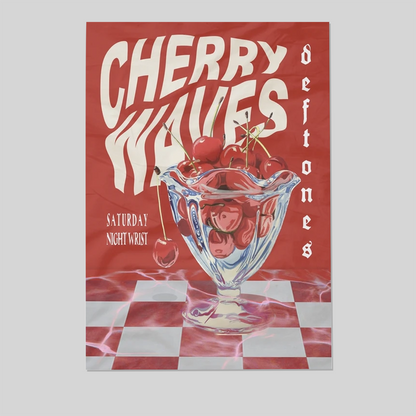Music Poster- Deftones "Cherry Waves" Poster Size 24''x36''