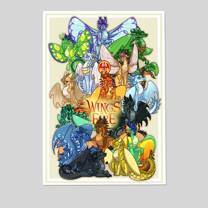 Home Decor- Wings of Fire Poster Size 24''x36''