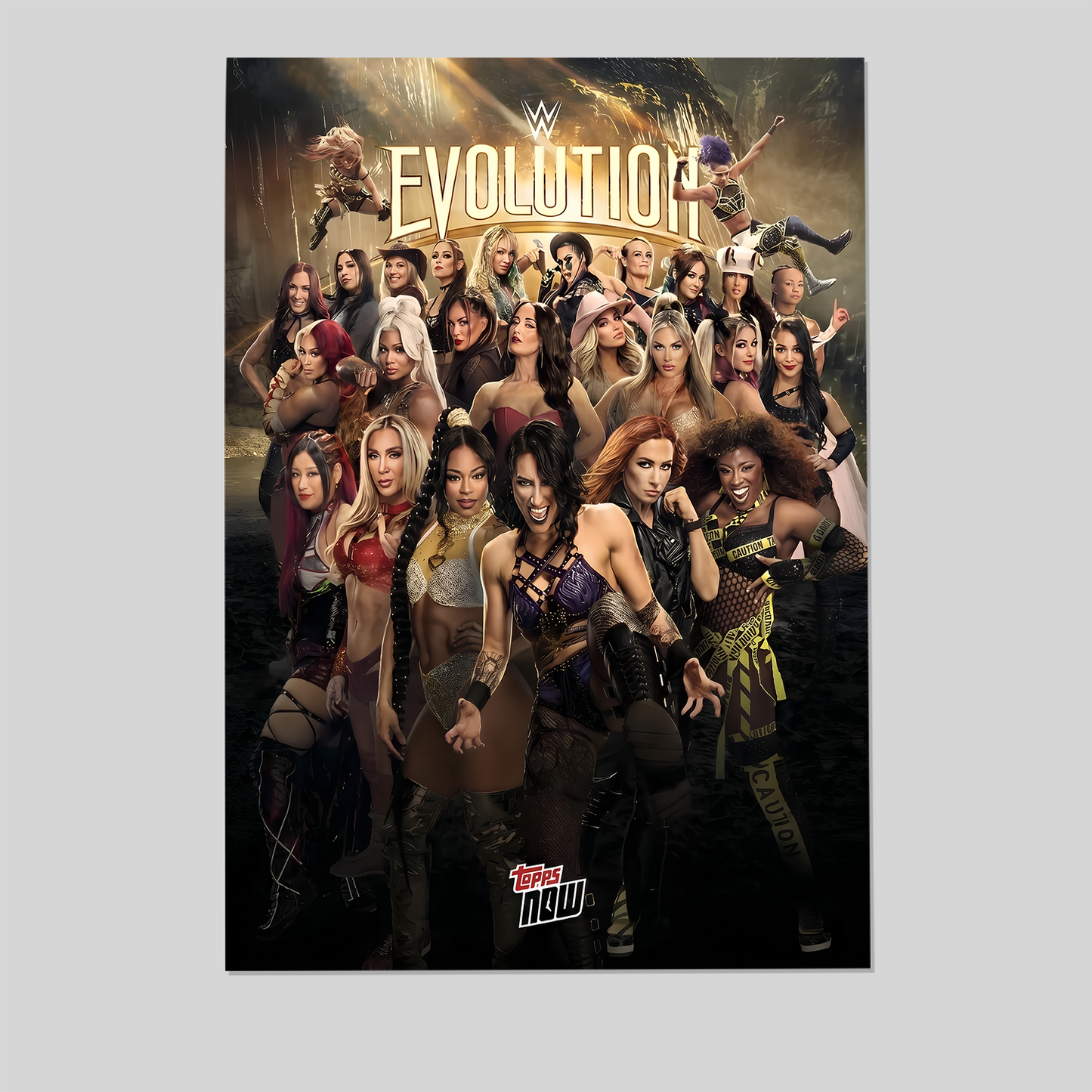 2025 WWE Topps Now EVOL - Evolutions poster Size 24''x36''