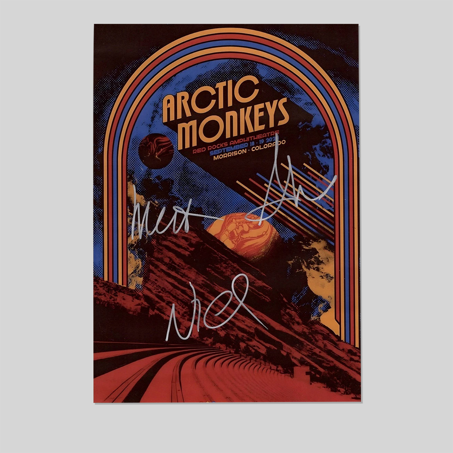 Arctic Monkeys – RED ROCKS AMPHITHEATRE Poster Size 24''x36''