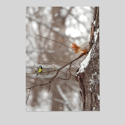 Winter Poster- Friends Poster, One Sheet Wall Size 24''x36''