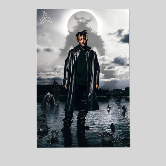 Music  PosterJuice WRLD - Fighting Demons Album Cover Wall Size 24''x36''