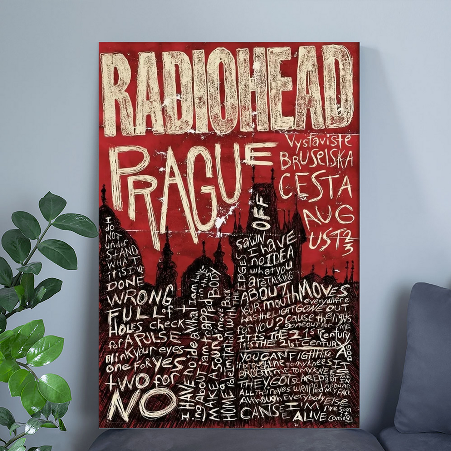 Music Poster- Alternative Band 80s Poster Size 24''x36''