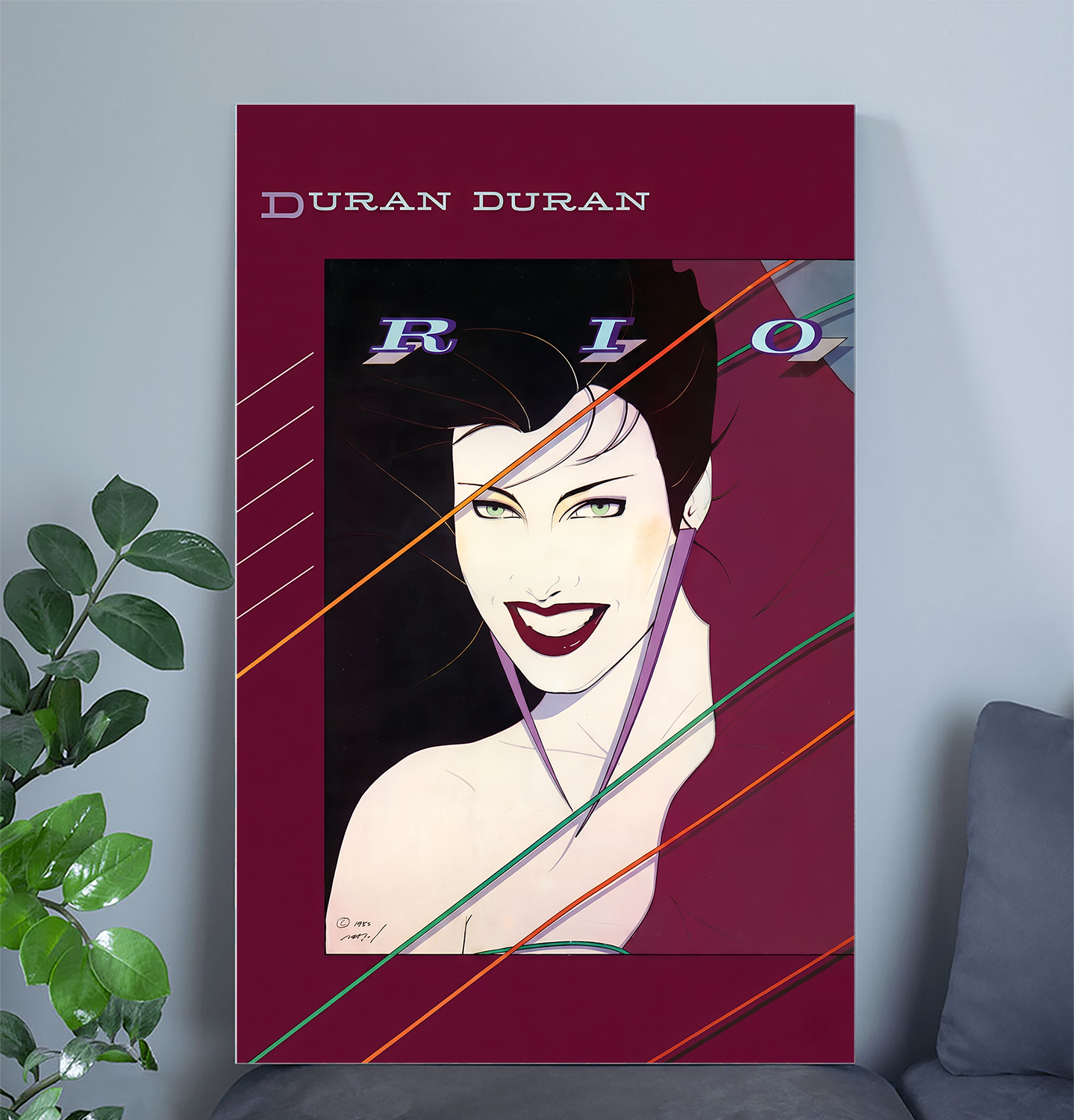 DURAN DURAN Rio BANNER Ft Fabric Poster Tapestry F,lag album cover art Size 24''x36''