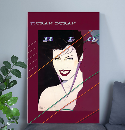 DURAN DURAN Rio BANNER Ft Fabric Poster Tapestry F,lag album cover art Size 24''x36''