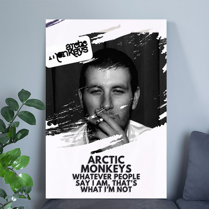 Music Poster- Arctic Monkeys Whatever People Say I Am Wall Art Poster Size 24''x36''