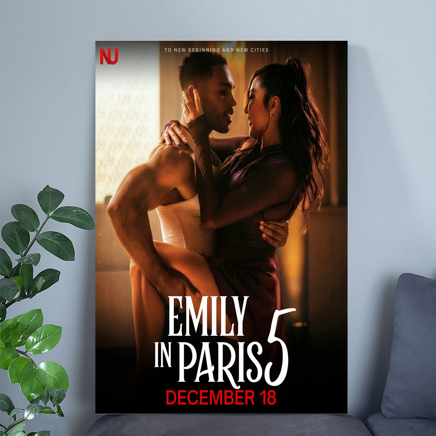 Movie Poster- Emily in Pa.ris 5 2025 Movie Poster Size 24''x36''