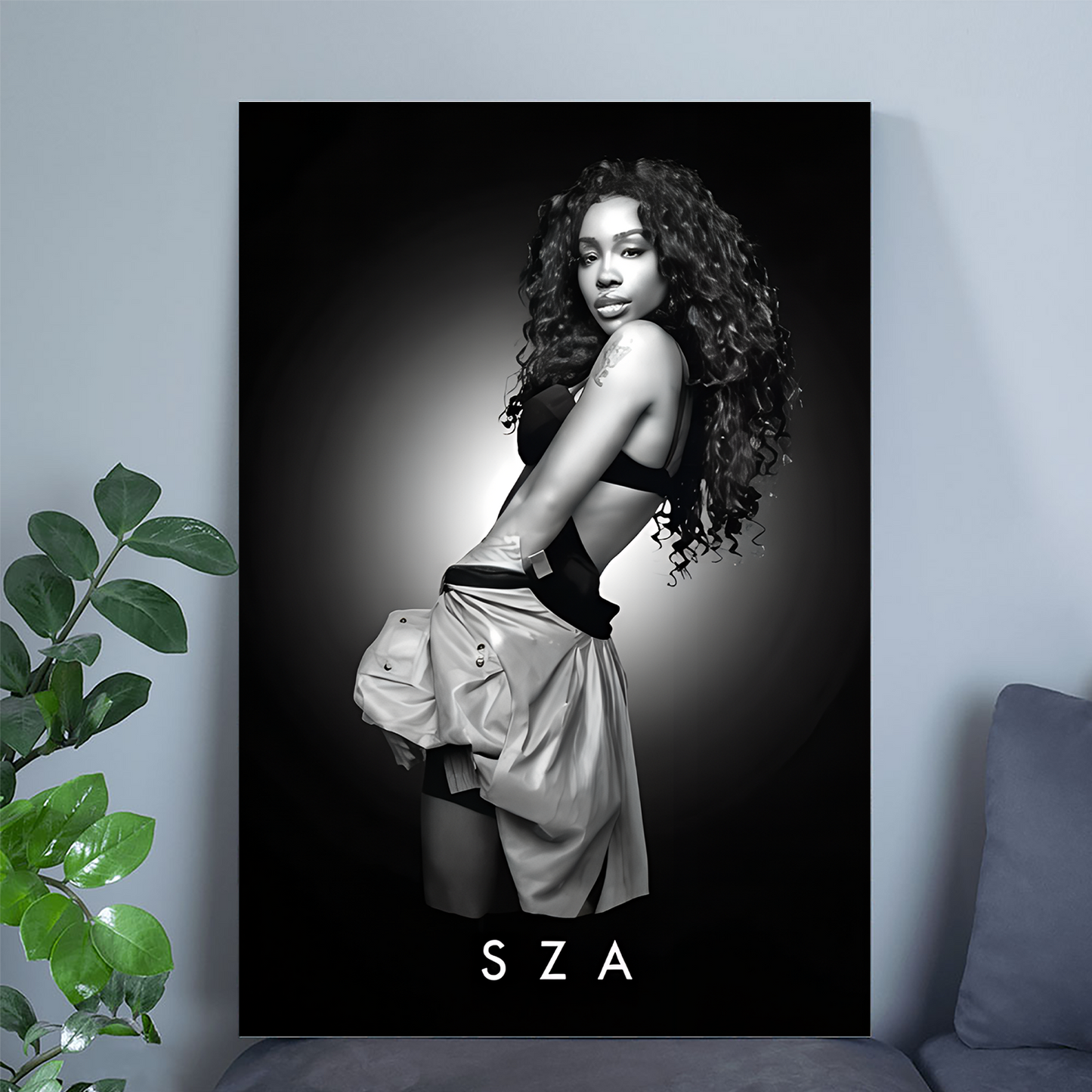 Black&White Poster- SZA Poster, One Sheet Wall Size 24''x36''