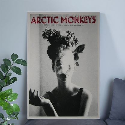 Music Poster- Arctic Monkeys - Baton Rouge 2013 Poster Size 24''x36''