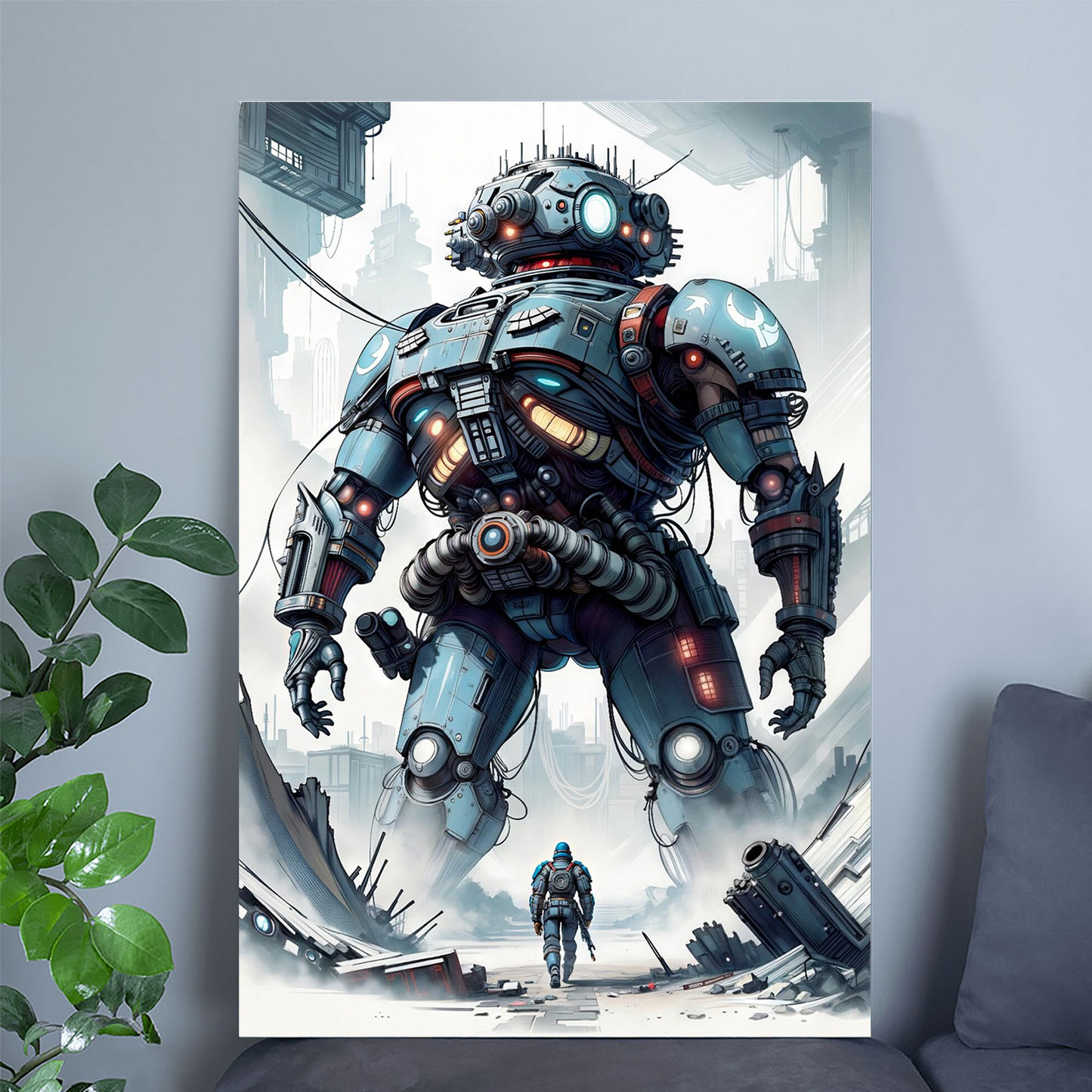 VOID COLOSSUS - Sci-Fi Giant Mecha Poster