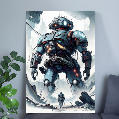 VOID COLOSSUS - Sci-Fi Giant Mecha Poster