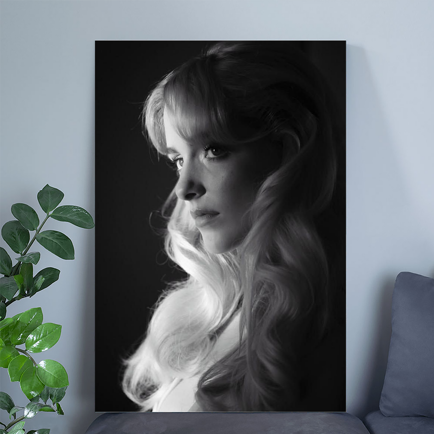 Mckenna Grace Black and White Poster, One Sheet Wall Size 24''x36''