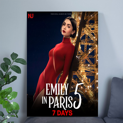 New Movie Poster- Emily in Pa.ris Season 5 Movie Poster Size 24''x36''