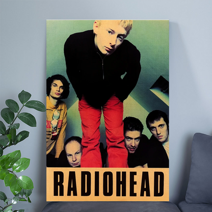 Music Poster- Alternative Band 80s Vintage