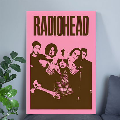 Radiohead band Poster, One Sheet Wall Size 24''x36''