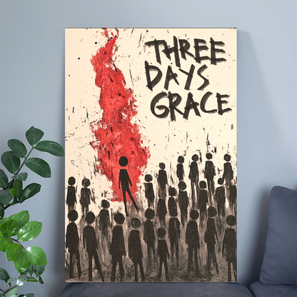 Music Poster- Three Days Grace Album Art Poster, One Sheet Wall Size 24''x36''