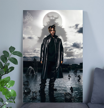 Music  PosterJuice WRLD - Fighting Demons Album Cover Wall Size 24''x36''