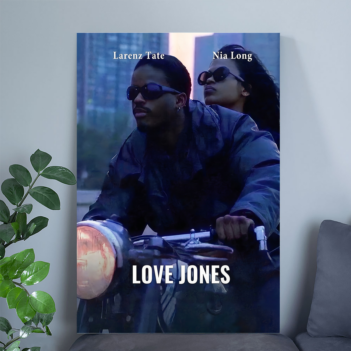 Movie Poster- Love Jones Movie Poster: 90s Film Wall Art Poster, One Sheet Wall Size 24''x36''