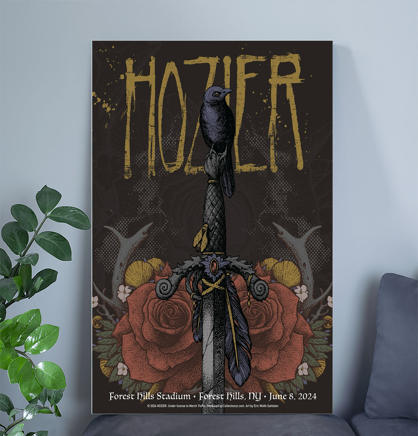 Hozier Bristow September 16 & 17 Show Tour 2025 Poster Size 24''x36''