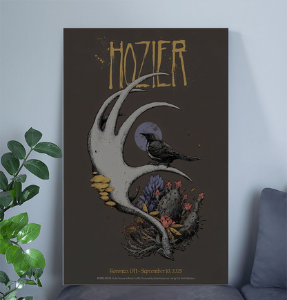 Hozier Toronto September 10 Show Poster Tour 2025 Poster Size 24''x36''