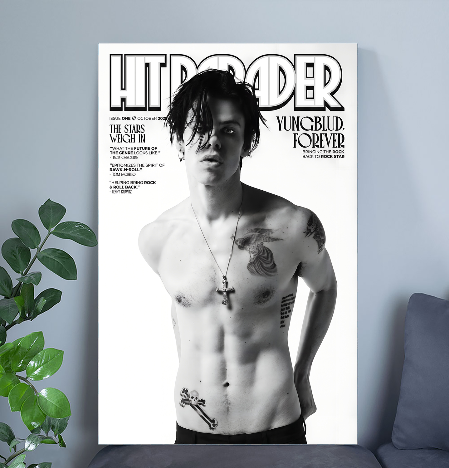 Music Poster Yungblud Forever Pock Star Mag 2025 Size 24''x36''