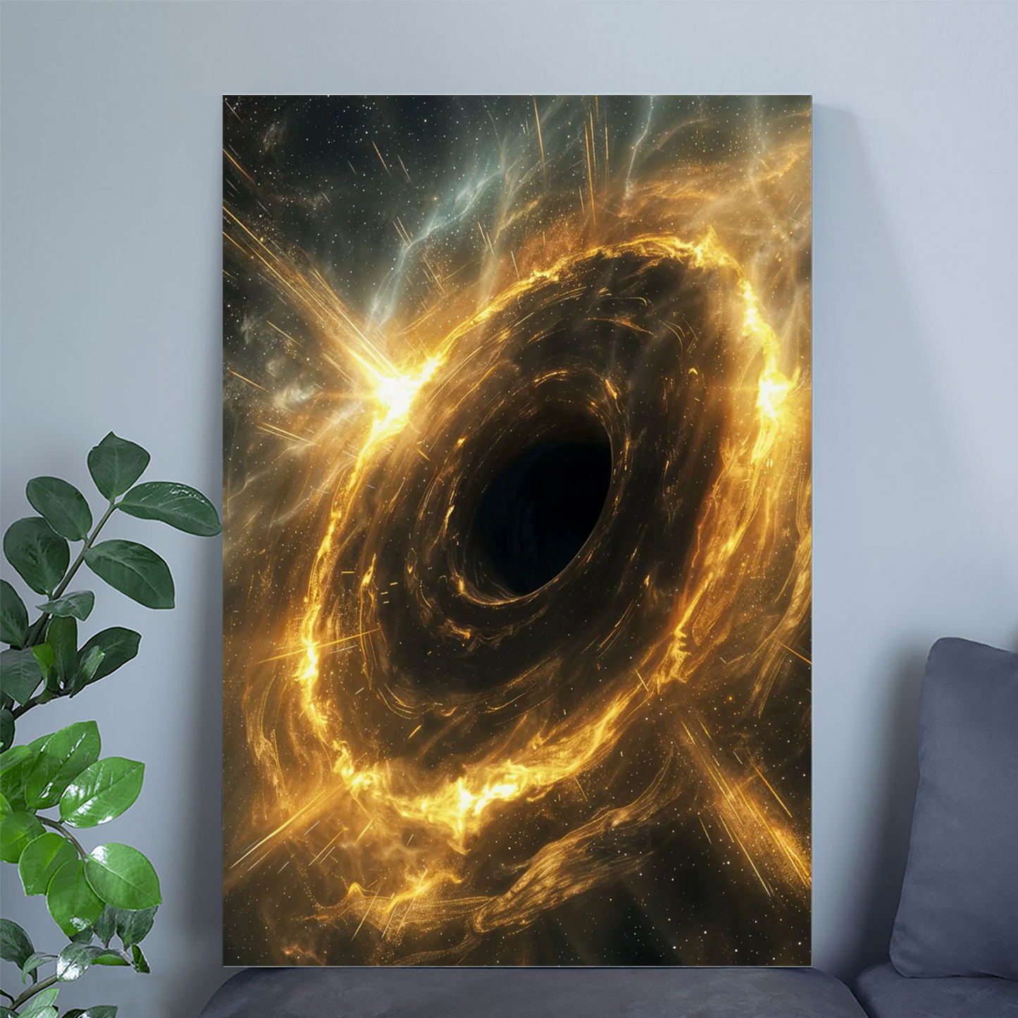 Stellar Black Hole | Black Hole Poster | Galaxy Decor | Space Poster